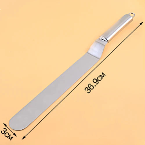 Affordable stainless steel cake spatula