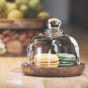 Wooden Lid Glassware Containers