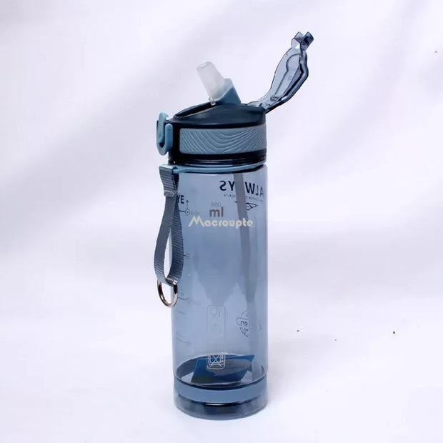 BPA-Free Sports Water Bottle with Straw