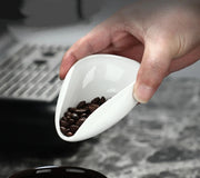 Pure White Ceramic Coffee Beans Dose Trays