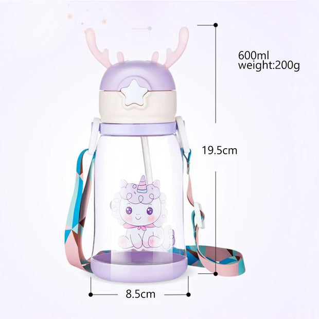 Portable Creative Cartoon Baby Water Bottle