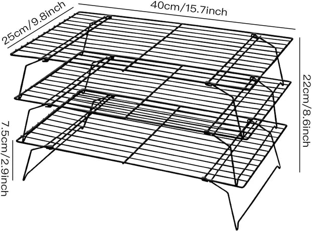 Versatile Stainless Steel Wire Grid Baking Tray