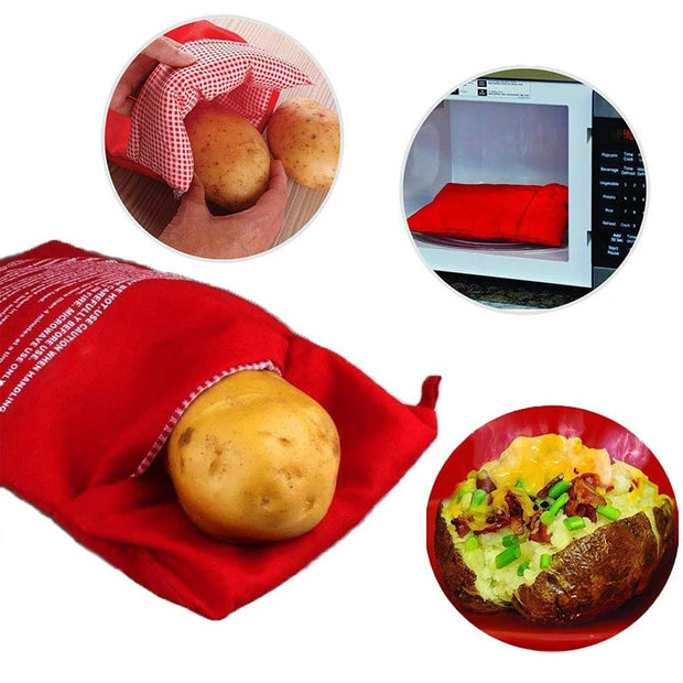 Effortless Microwave Potato Cooker Bag
