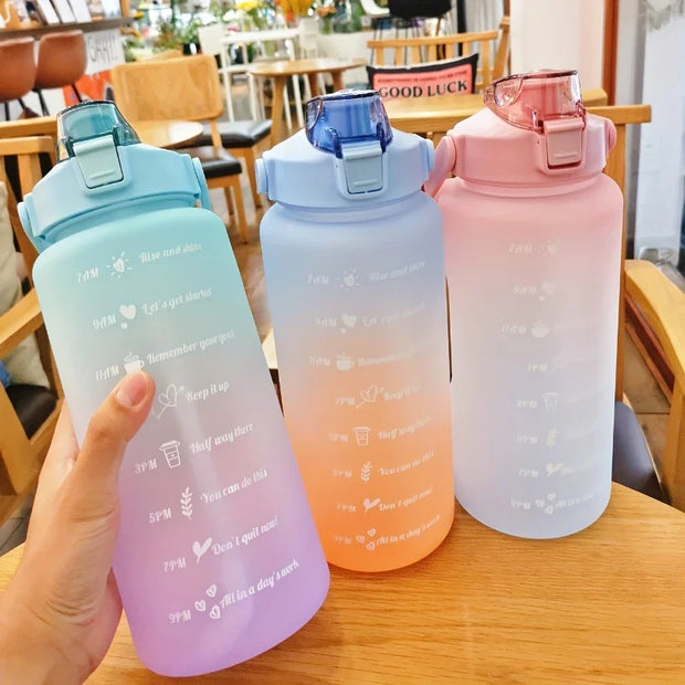 On-the-Go Hydration Colorful Water Bottle